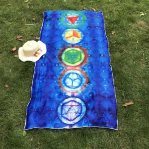 Chakra Cotton Tapestries With Tassels